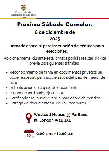 Jornada especial de inscripción de cédulas para elecciones el 6 de diciembre