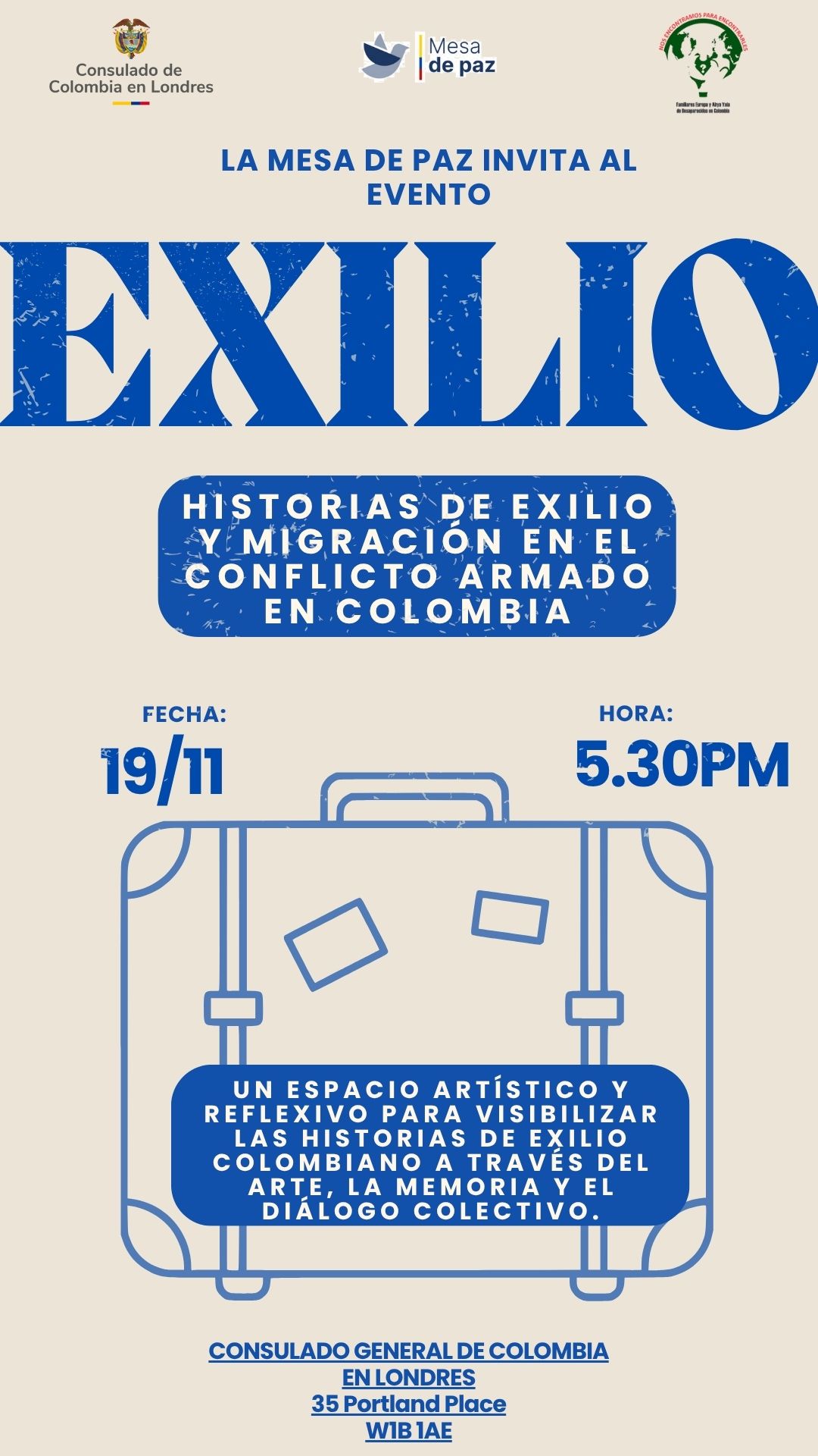 Exilio: historias de exilio y migración en el conflicto armado en Colombia.