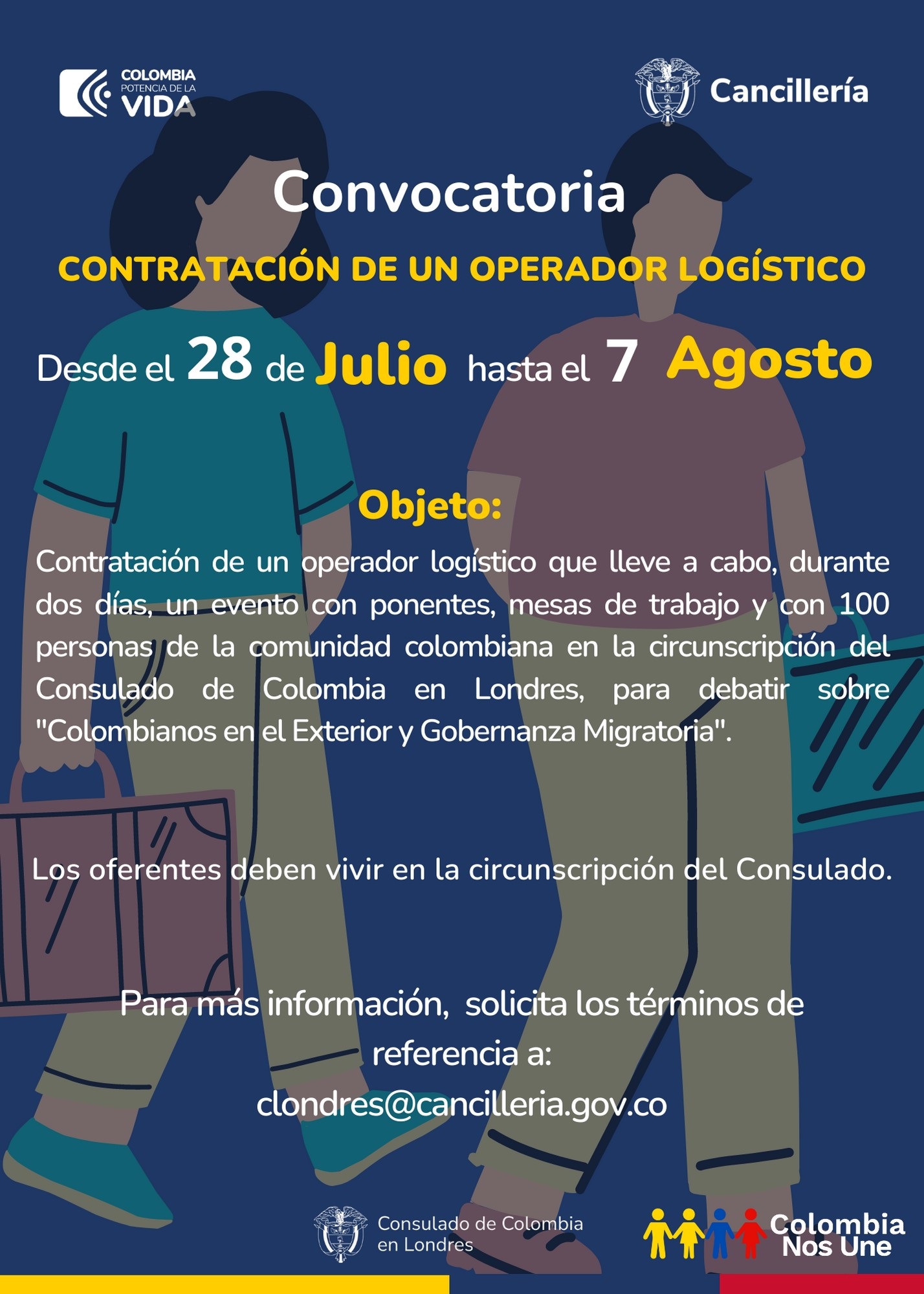 Consulado Londres convocatoria CNU