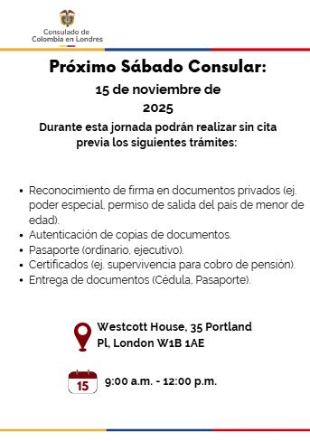 Sabado Consular 15 nov 2025