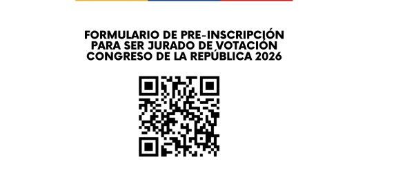 ¿Quieres ser jurado de votación en las elecciones del Congreso de la República 2026?