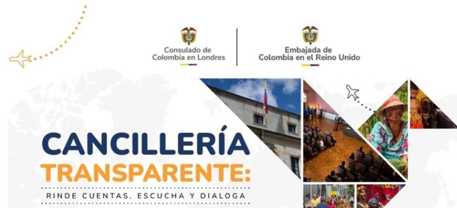 Participa de la rendición de cuentas de la Embajada de Colombia en el Reino Unido y del Consulado de Colombia en Londres el 25 de noviembre de 2025