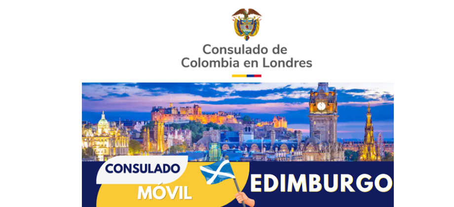 Consulado Movil en Edimburgo el próximo 27 de julio