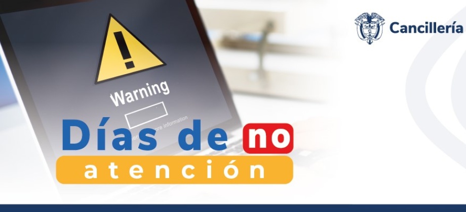 Consulado de Colombia en Londres no tendrá atención al público este 7 de diciembre