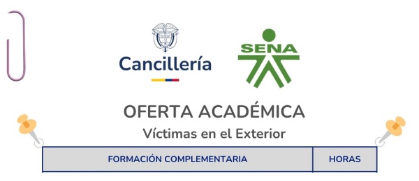 Oferta académica del SENA para víctimas en el exterior