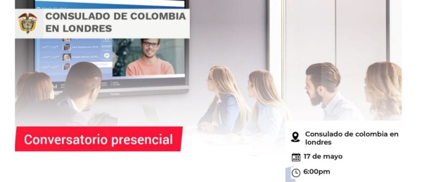 El Consulado de Colombia en Londres invita al conversatorio presencial "Reduce el estrés y abre el corazón en tiempos difíciles", el 17 de mayo de 2023